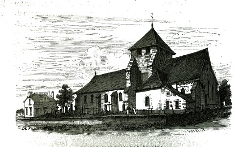 Clérey église FIchot 00399
