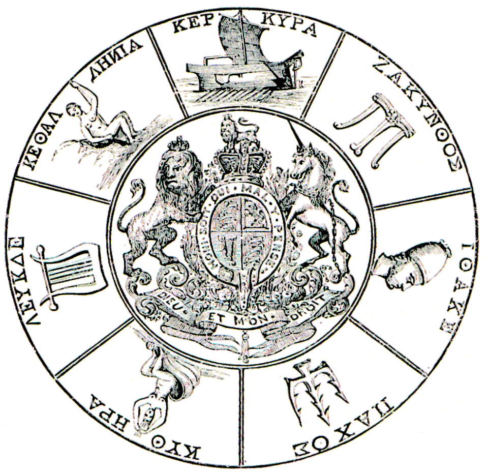 Coat of arms of the United States (of the Ionian Islands)