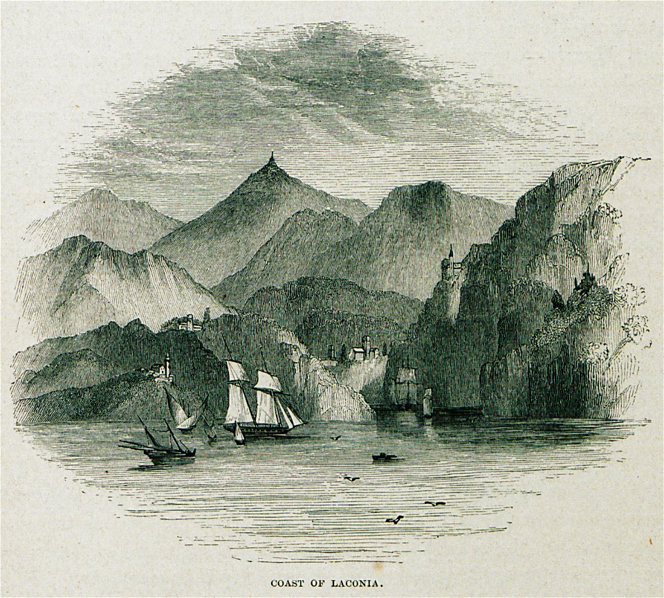 Coast of Laconia - Wordsworth Christopher - 1882