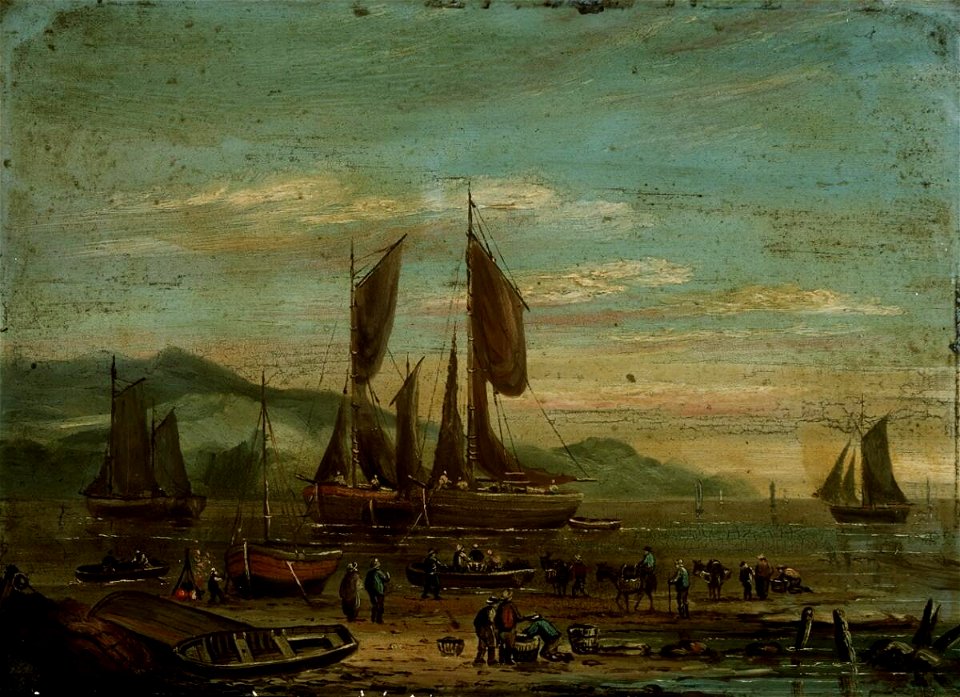 Coastal scene with shipping