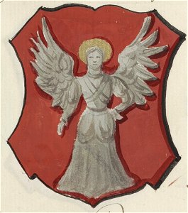Coat of arms of the Nowogródek Voivodeship, painted in 1875. Free illustration for personal and commercial use.