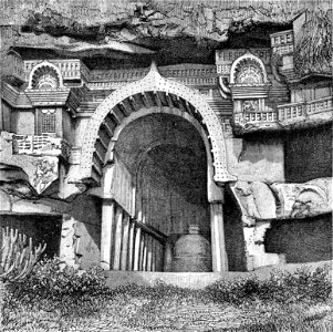 Bhaja caves main Chaitya