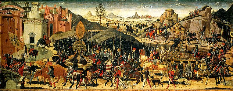 Biagio d'antonio, trionfo di camillo