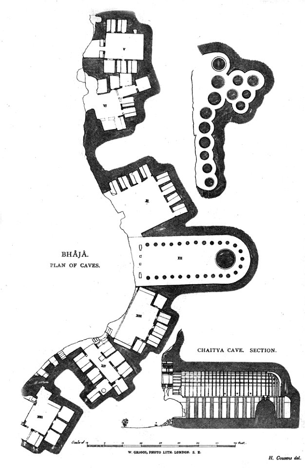 Bhaja caves plan