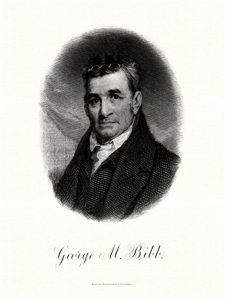 BIBB, George M-Treasury (BEP engraved portrait)