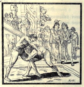 Bhima fights Jarasandha