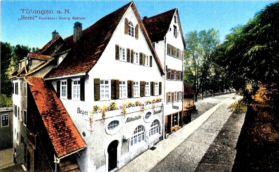 Bezei in der Bursagasse (AK ca.1910 Wwm017)