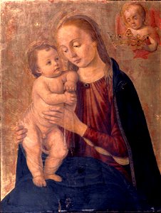 Biagio di Antonio - Madonna and Child with Cherub - y1962-54 - Princeton University Art Museum