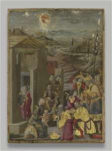 Biagio d’Antonio - The Adoration of the Magi - 1943.223 - Yale University Art Gallery. Free illustration for personal and commercial use.