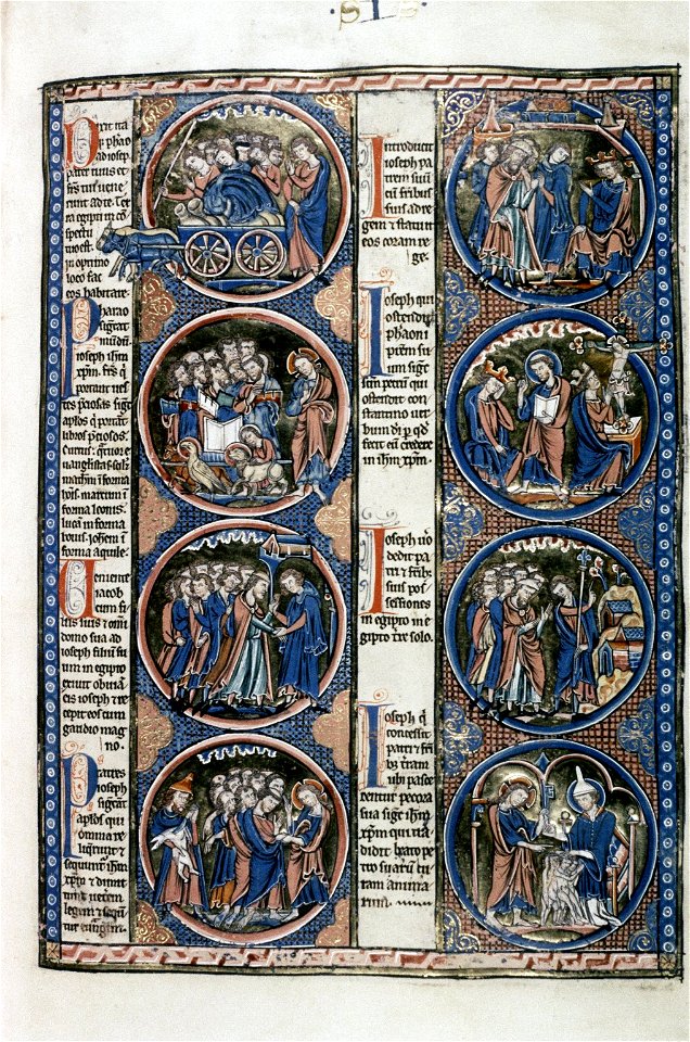 Bible moralisée Oxford-Paris-London Bodleian 270b f34r
