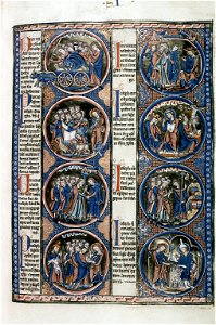 Bible moralisée Oxford-Paris-London Bodleian 270b f34r