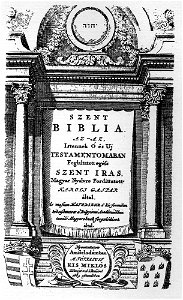 Bible title page 1685