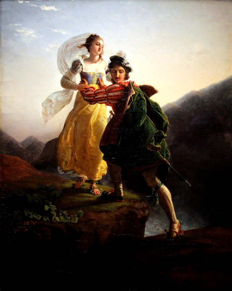 Bianca Cappello et son amant fuyant vers Florence à travers les Apennins - Jean-Louis Ducis - MBA Lyon 2014