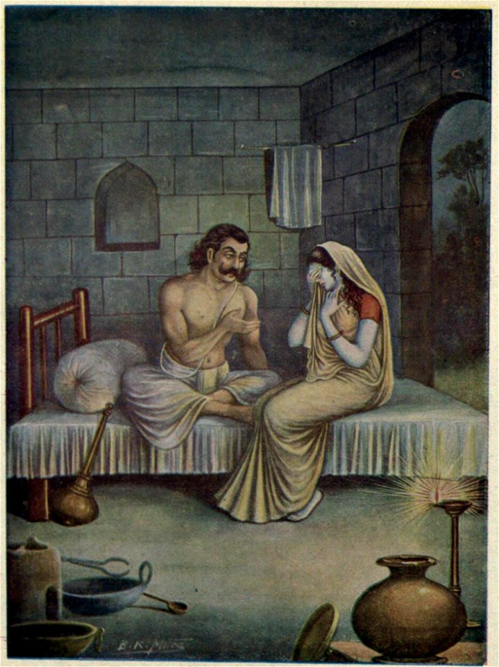 Bhimasena and Draupadi