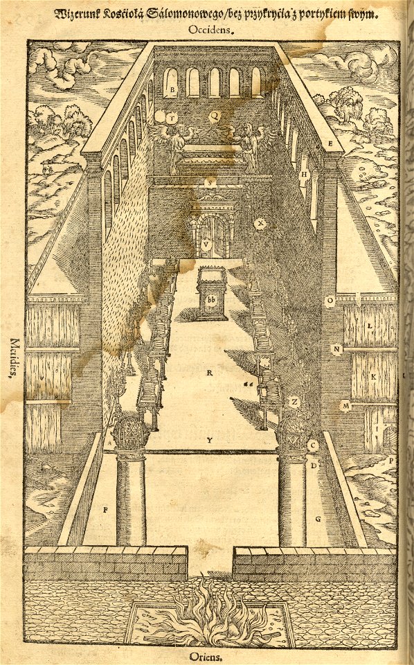 Biblia Leopolity – świątynia Salomona, widok z góry