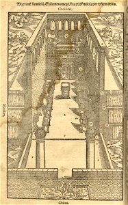 Biblia Leopolity – świątynia Salomona, widok z góry