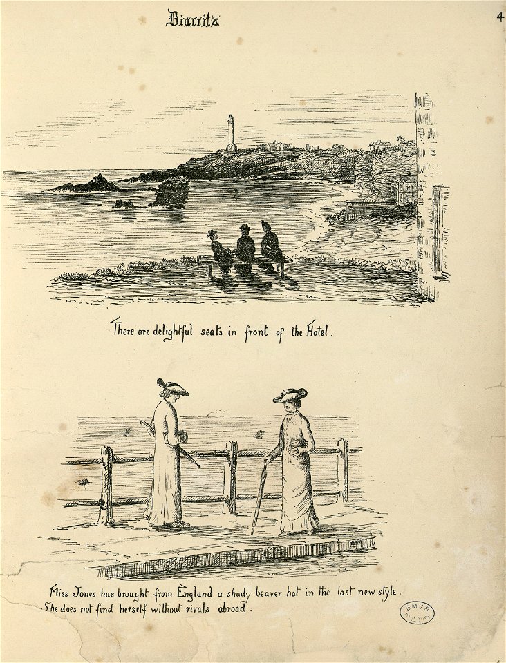 Biarritz (12 dessins) - Fonds Ancely - B315556101 A BROWN 006-011