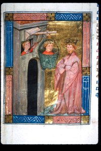 Biblia Pauperum - British Library manuscript King's 5 - Folio 4 - David