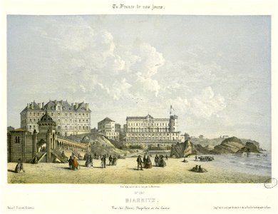 Biarritz - Vue des Bains Napoléon et du Casino - Fonds Ancely - B315556101 A MERCEREAU 7 057