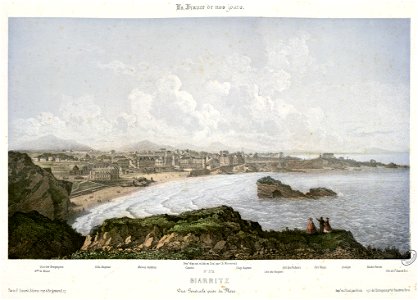Biarritz, Vue générale prise du Phare - Fonds Ancely - B315556101 A MERCEREAU 7 003