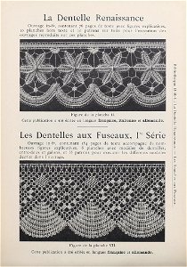 Bibliothèque DMC - 36 - La Dentelle Renaissance - Les Dentelles aux Fuseaux I