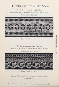 Bibliothèque DMC - 10 - Le Tricot I - II