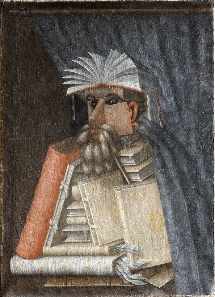 Bibliotekarien i släpljus - Skoklosters slott - 97129