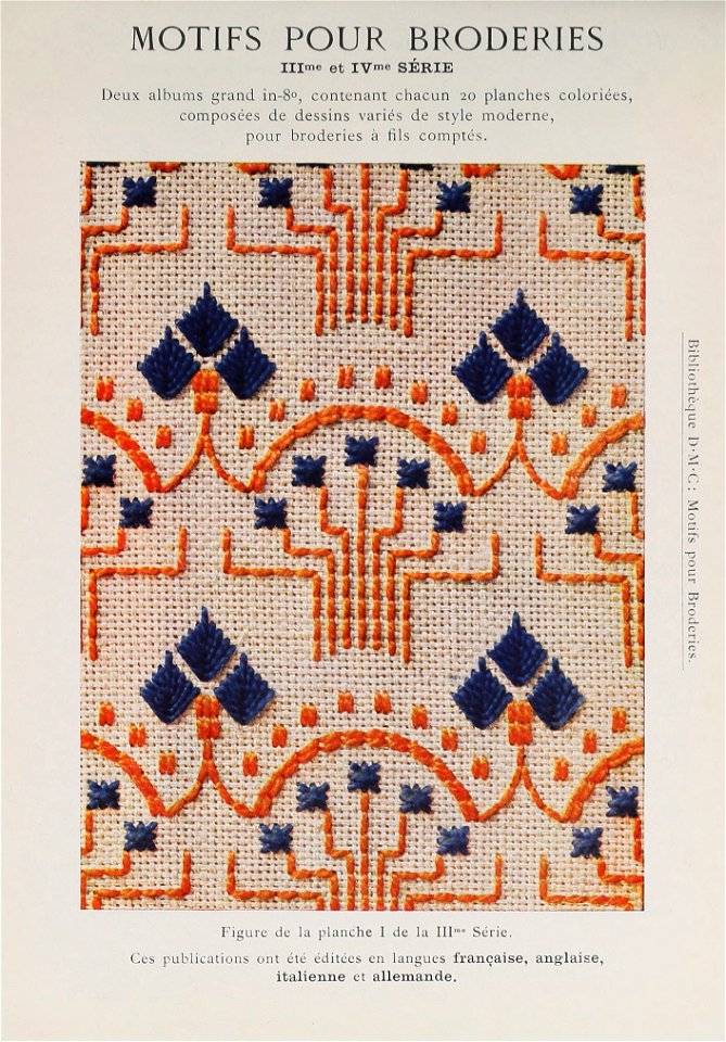 Bibliothèque DMC - 21 - Motifs pour Broderies III - IV