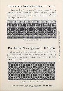 Bibliothèque DMC - 32 - Broderies Norvégiennes I - II