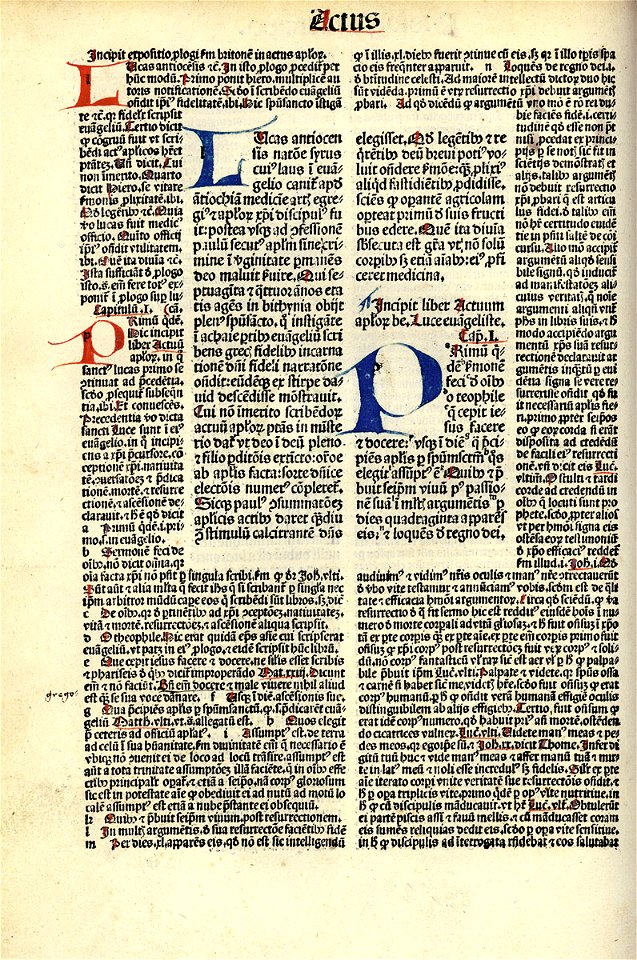 Biblia cum postillis Nicolai de Lyra 1492