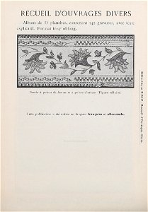 Bibliothèque DMC - 38 - Recueil d'Ouvrages divers