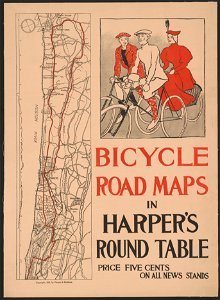 Bicycle road maps in Harper's Round Table... LCCN2015646482