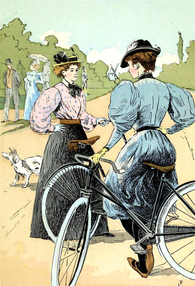 Bicycling; The Ladies of the Wheel, 1896