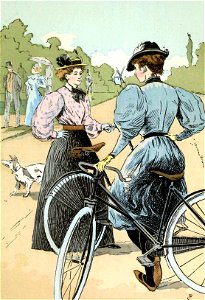 Bicycling; The Ladies of the Wheel, 1896