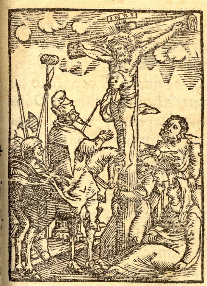 Biblia Leopolity – Jezus na krzyżu