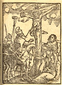 Biblia Leopolity – Jezus na krzyżu