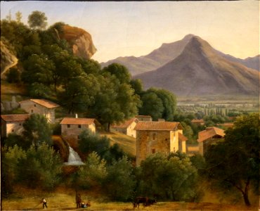 Bidauld Jean-Joseph-Xavier - vue prise du royaume de Naples