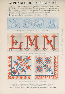 Bibliothèque DMC - 05 - Alphabet de la Brodeuse