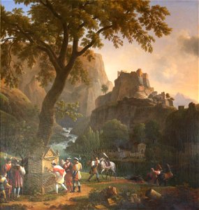 Jean-Joseph-Xavier Bidauld -François Ier à la fontaine de Vaucluse