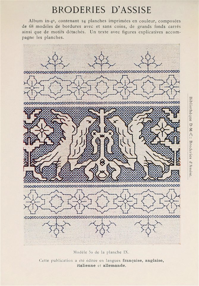 Bibliothèque DMC - 27 - Broderies d'Assise
