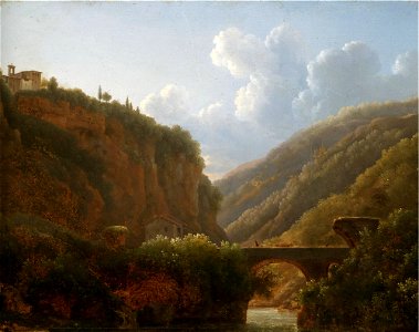 Jean-Joseph-Xavier Bidauld - Une vue sur le monastère de San Cosimato, au nord de Rome