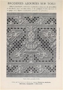 Bibliothèque DMC - 33 - Broderies ajourées sur Toile