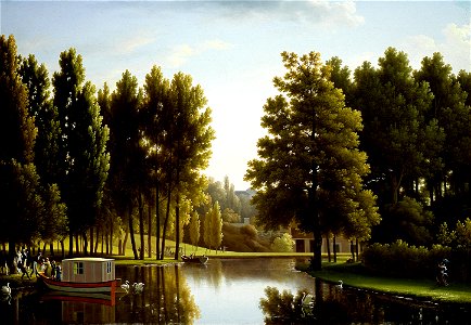 Bidauld, Jean Joseph Xavier - The Park at Mortefontaine - Google Art Project
