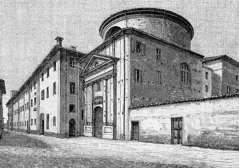 Biella – Collegio di Santa Caterina (xilografia)