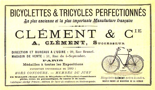 Bicyclette clement