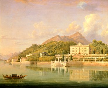 Jean-Joseph-Xavier Bidauld - Villa Carlotta à Tremezzo, sur le lac de Côme