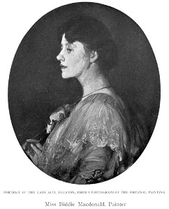 Biddie Macdonald - Portrait of the Lady Alix Egerton