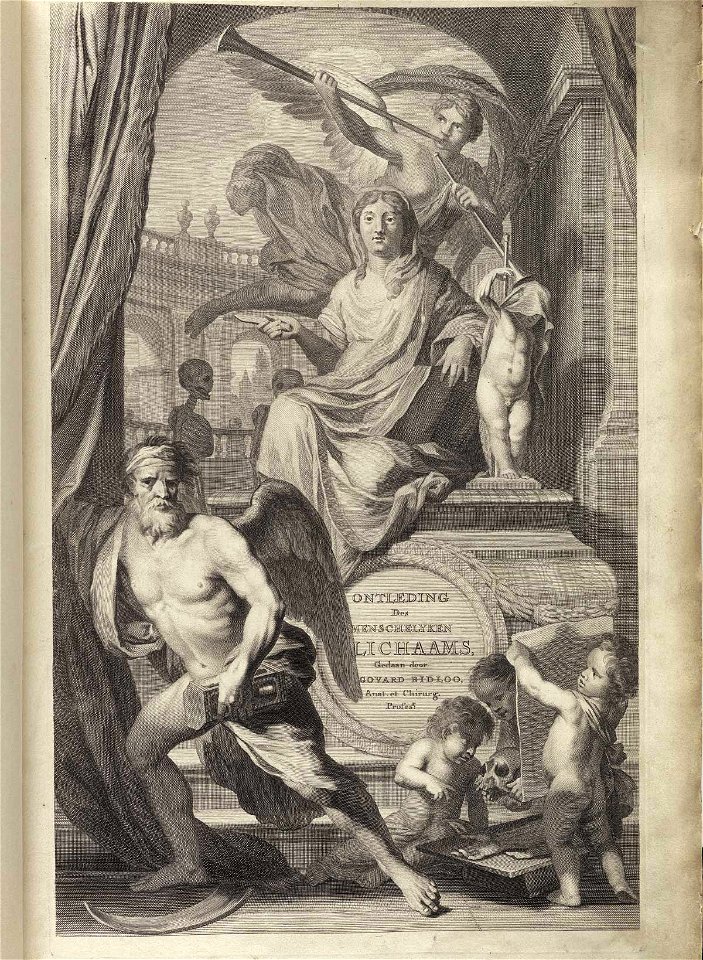 Bidloo Ontleding 1690 title 01