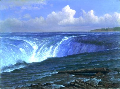 Albert Bierstadt - Niagara Falls. Free illustration for personal and commercial use.