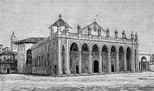 Biella - Duomo (xilografia)